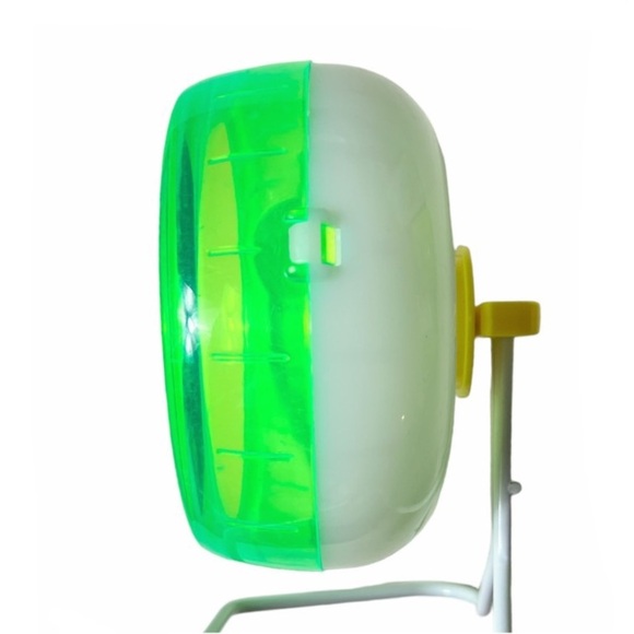 NWOT Silent Spinner Mini Green Small Animal Exercise Wheel - Picture 4 of 9